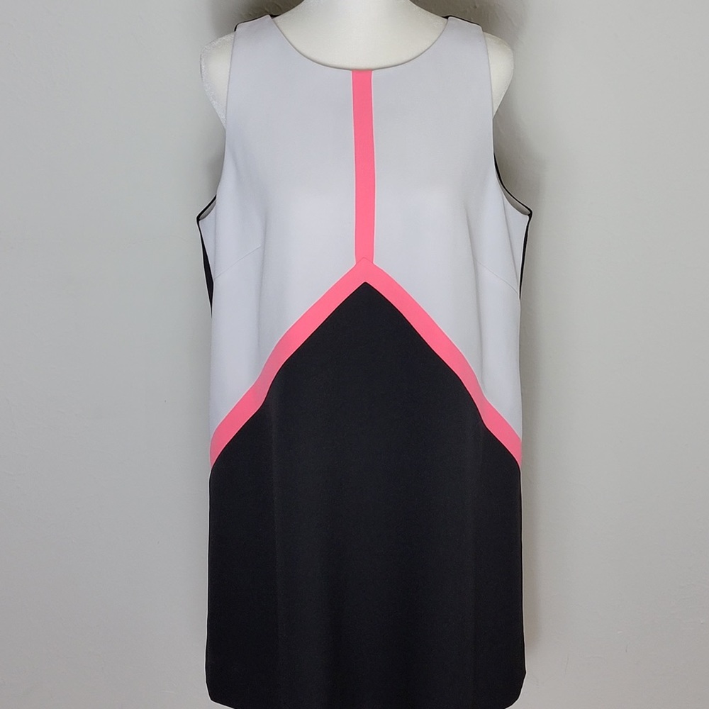 TAHARI  Colorblock Dress 12P